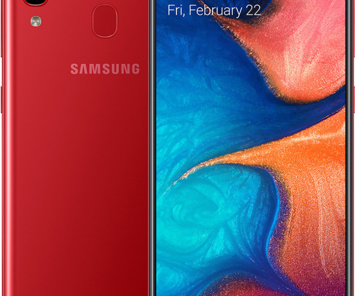 Samsung Galaxy A20 A205F 3 / 32GB Red (SM-A205FZRV)